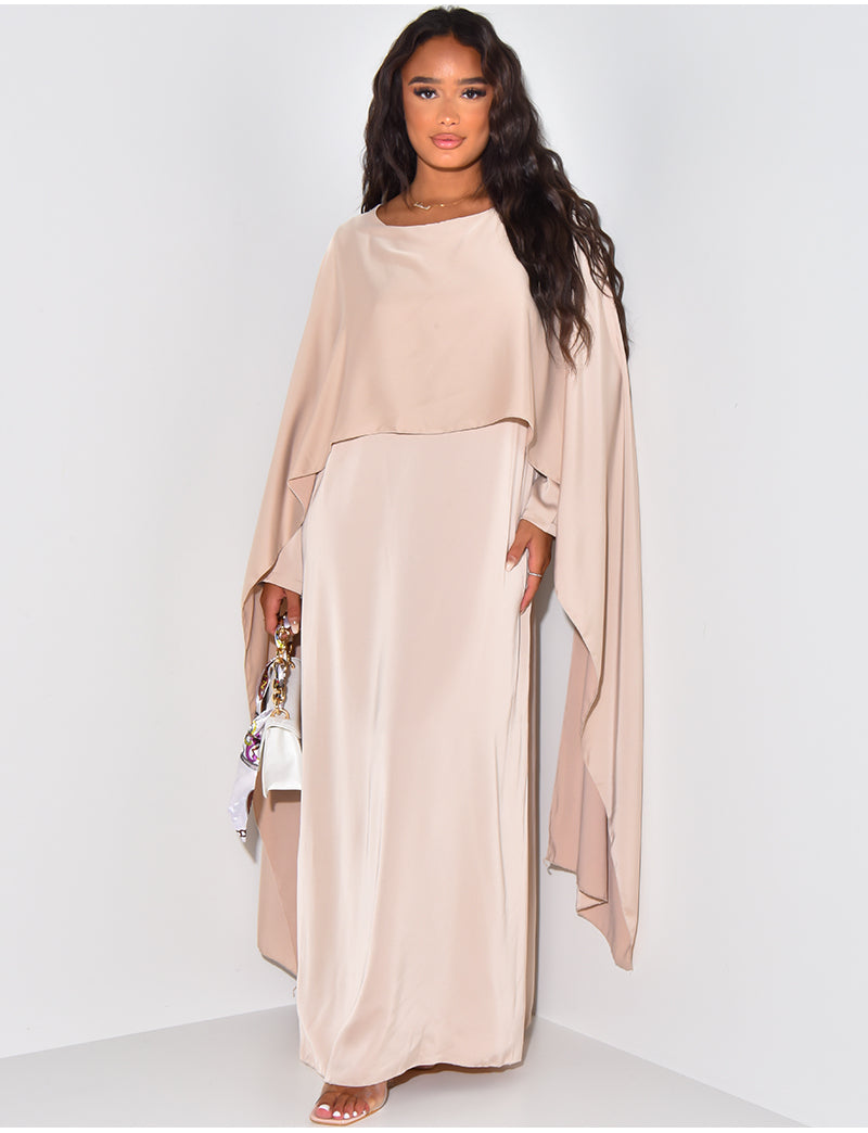Siya Cape Dress - Cream Siya Cape Dress - Cream