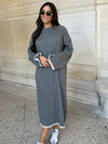 Simi Jumper Dress - Grey