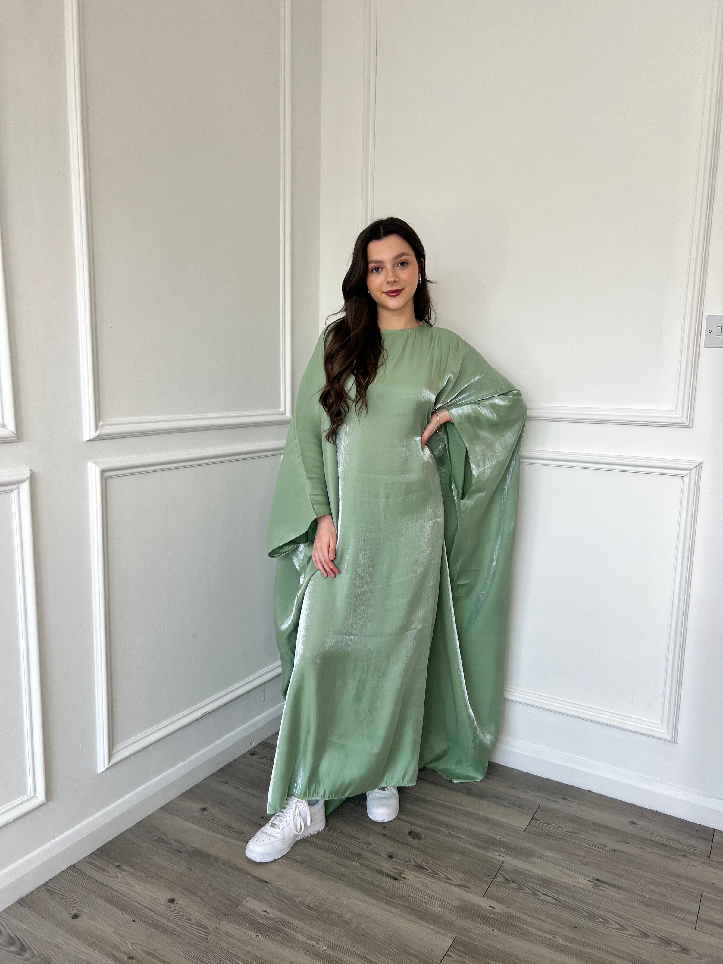 Danya Kaftan Dress - Mint Green