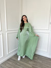 Danya Kaftan Dress - Mint Green