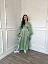 Danya Kaftan Dress - Mint Green