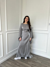 Danya Kaftan Dress - Mid Grey