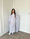 Danya Kaftan Dress - Silver Grey