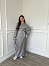 Danya Kaftan Dress - Mid Grey