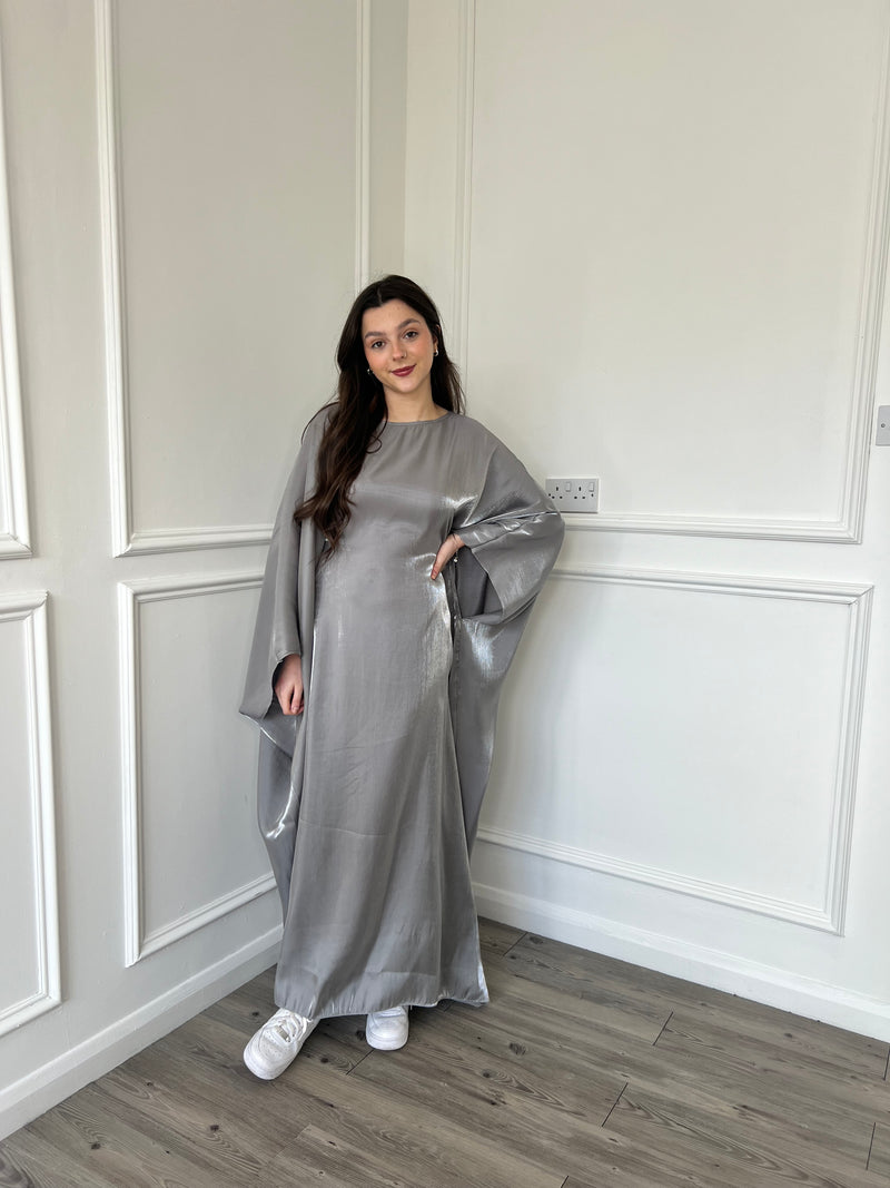 Danya Kaftan Dress - Mid Grey