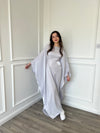 Danya Kaftan Dress - Silver Grey