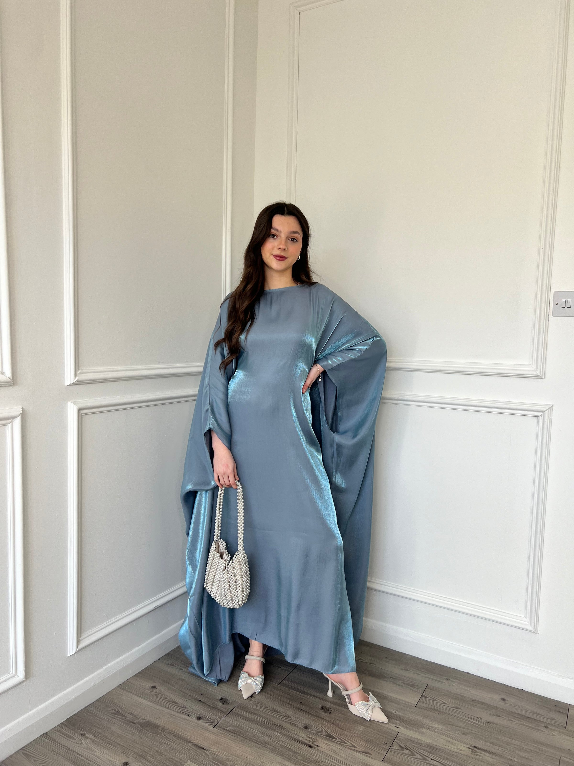 Danya Kaftan Dress - Twilight Blue