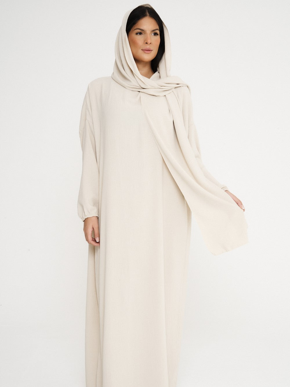 Prayer Abaya - Off White