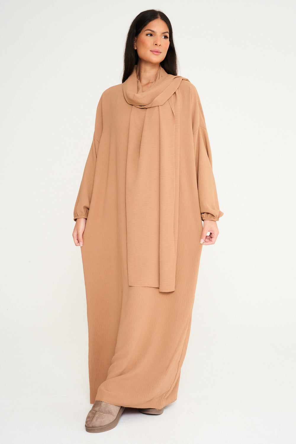 Prayer Abaya - Camel