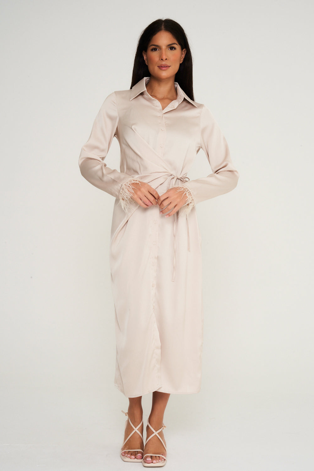 Elora Dress - Beige