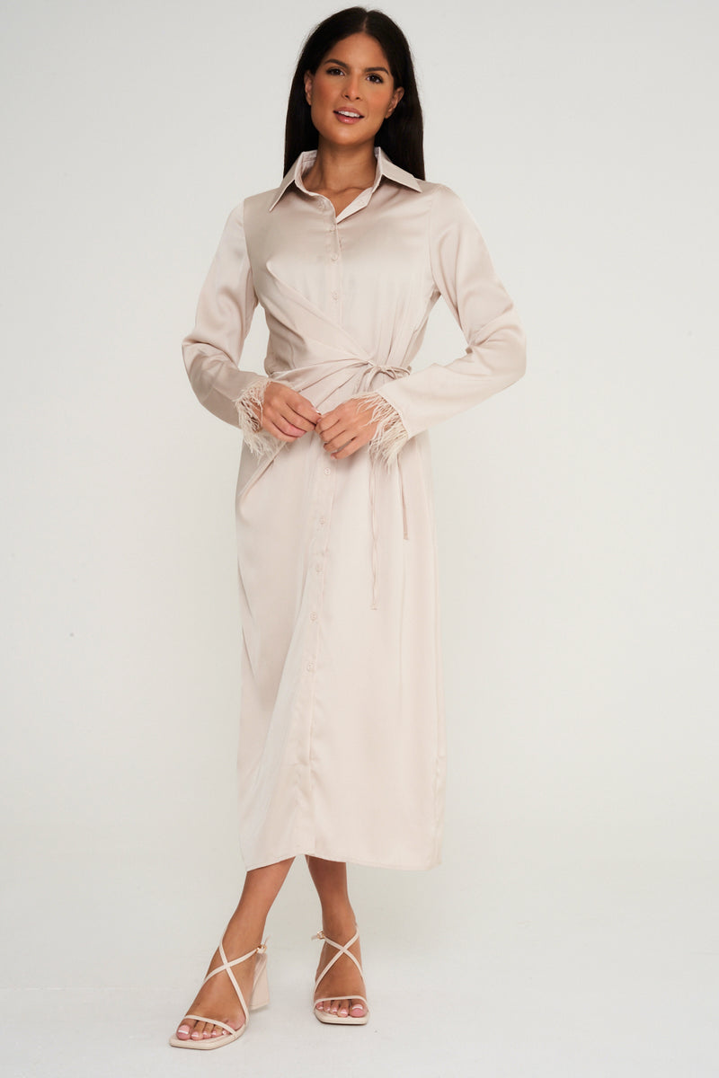 Elora Dress - Beige