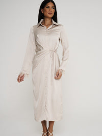 Elora Dress - Beige