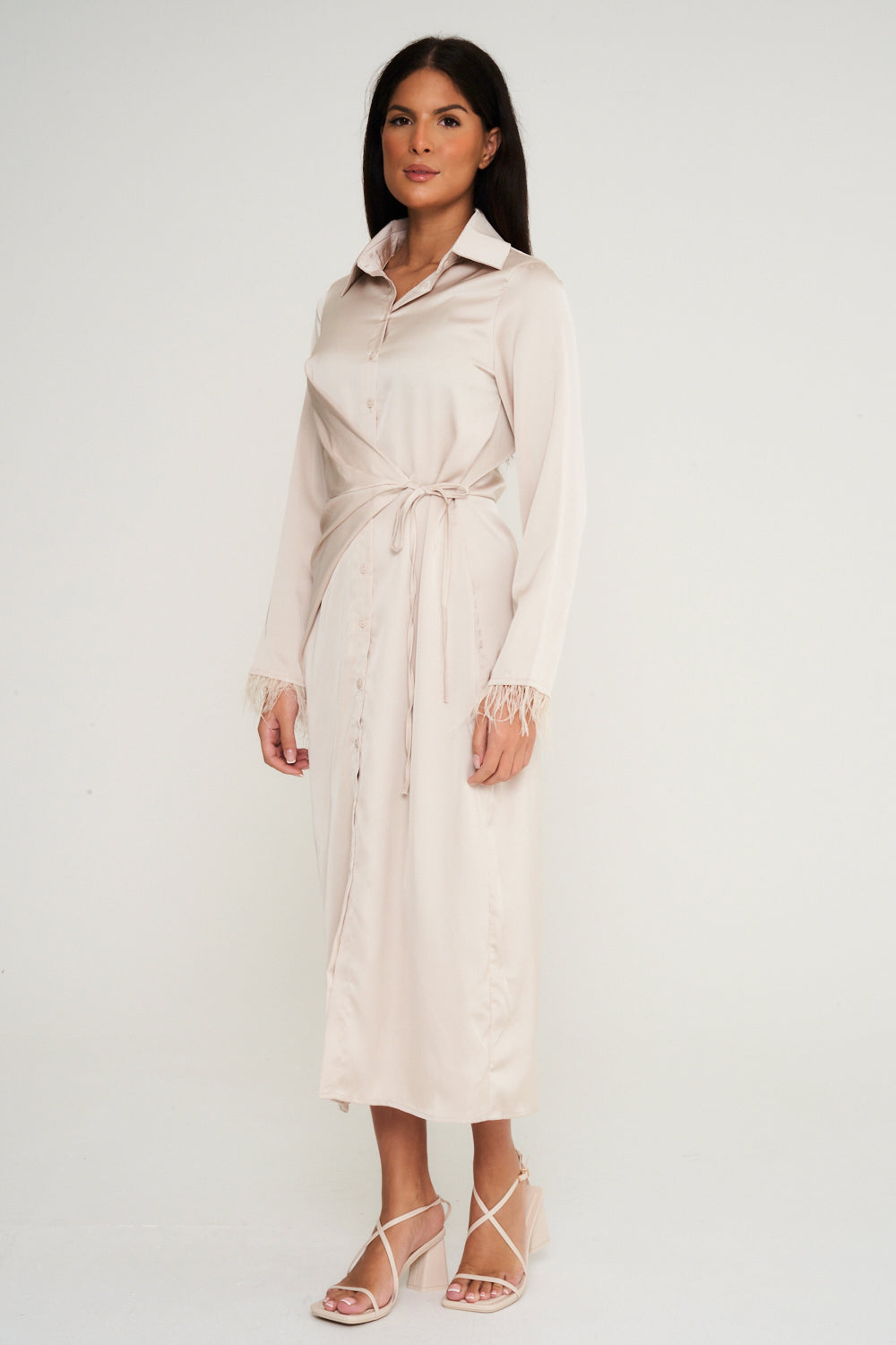 Elora Dress - Beige