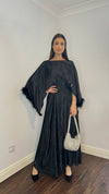 Kasheen Feather Dress - Black