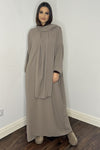 Prayer Abaya - Taupe