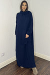 Prayer Abaya - Navy Blue