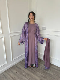 Nora Abaya Set - Purple