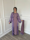 Nora Abaya Set - Purple