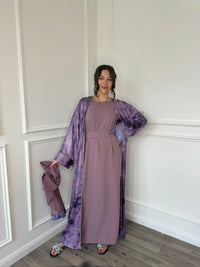 Nora Abaya Set - Purple