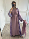 Nora Abaya Set - Purple