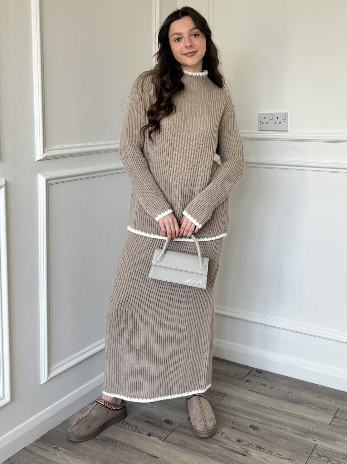 Simi Skirt Co-Ord Taupe