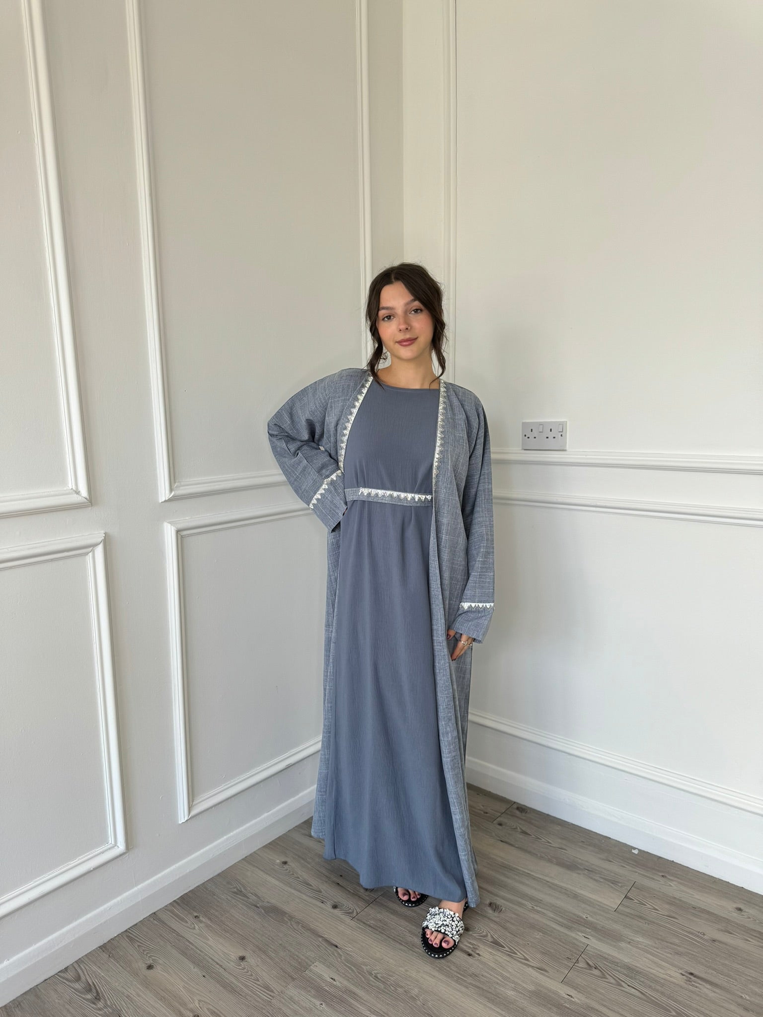 Lori Abaya Set - Blue