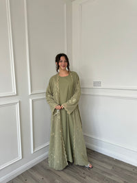 Issy Abaya - Sage Green