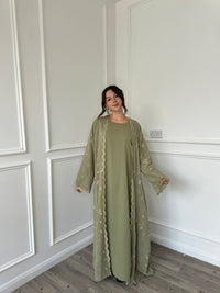 Issy Abaya - Sage Green