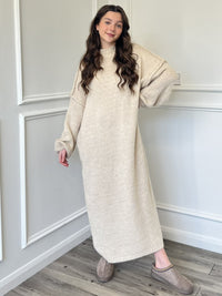 Lana Jumper Dress - Cream