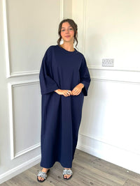 Nina Sweatshirt Dress - Navy