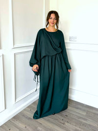 Amaniya Dress - Emerald Green