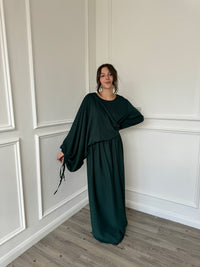 Amaniya Dress - Emerald Green