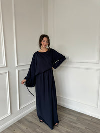 Amaniya Dress - Navy