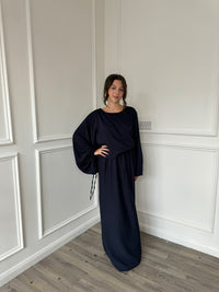 Amaniya Dress - Navy