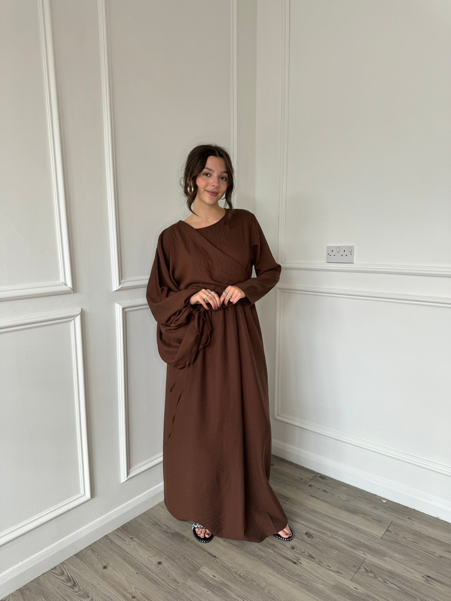 Amaniya Dress - Chocolate