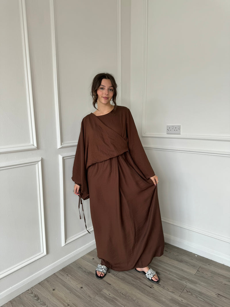 Amaniya Dress - Chocolate