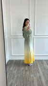 Hama Ombre Dress - Khaki/Yellow