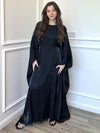 Danya Kaftan Dress - Black