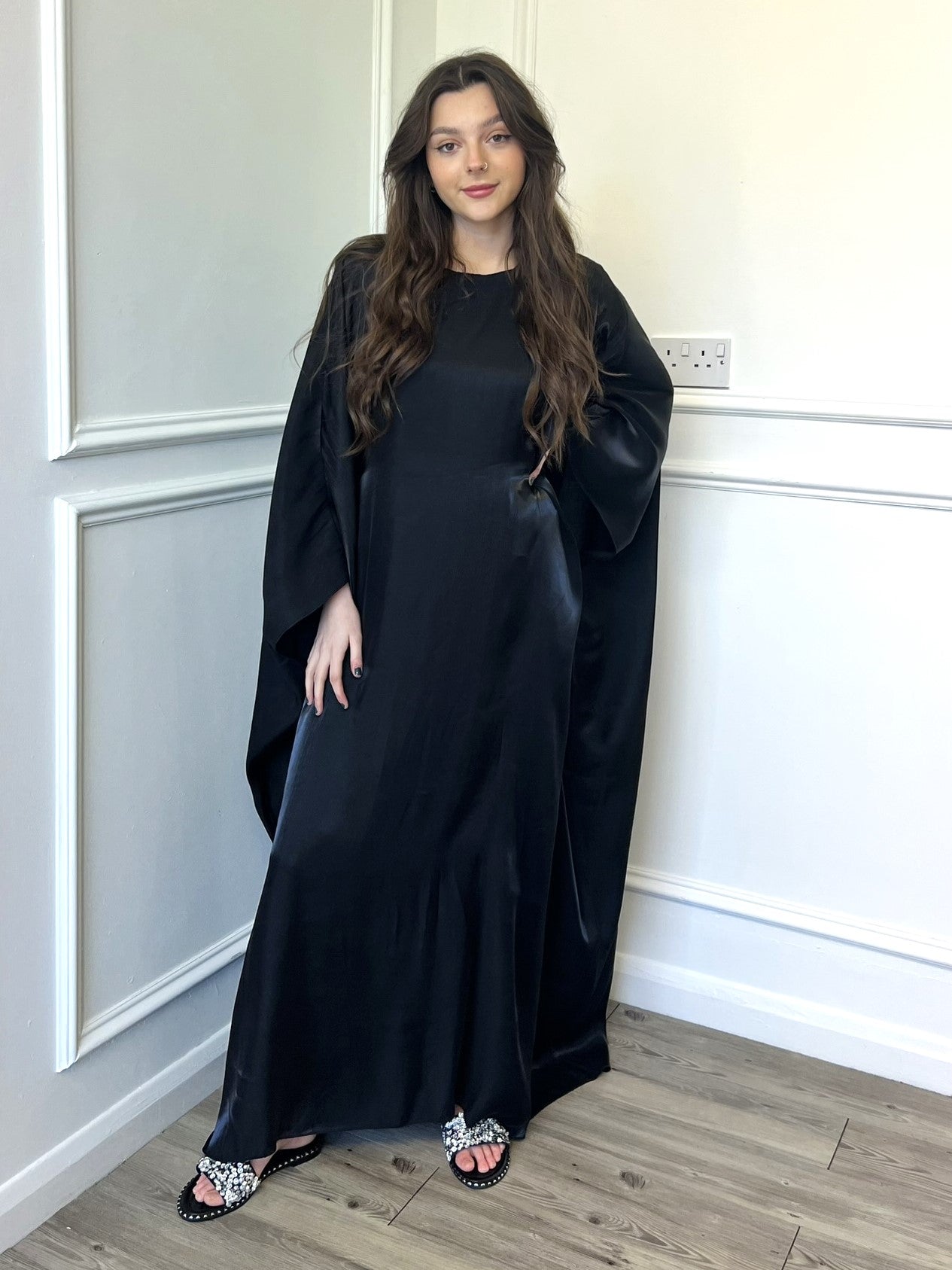 Danya Kaftan Dress - Black