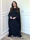 Danya Kaftan Dress - Black