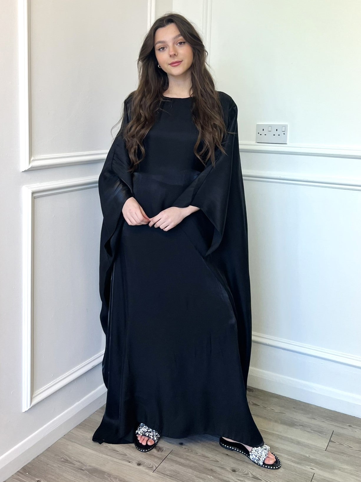 Danya Kaftan Dress - Black