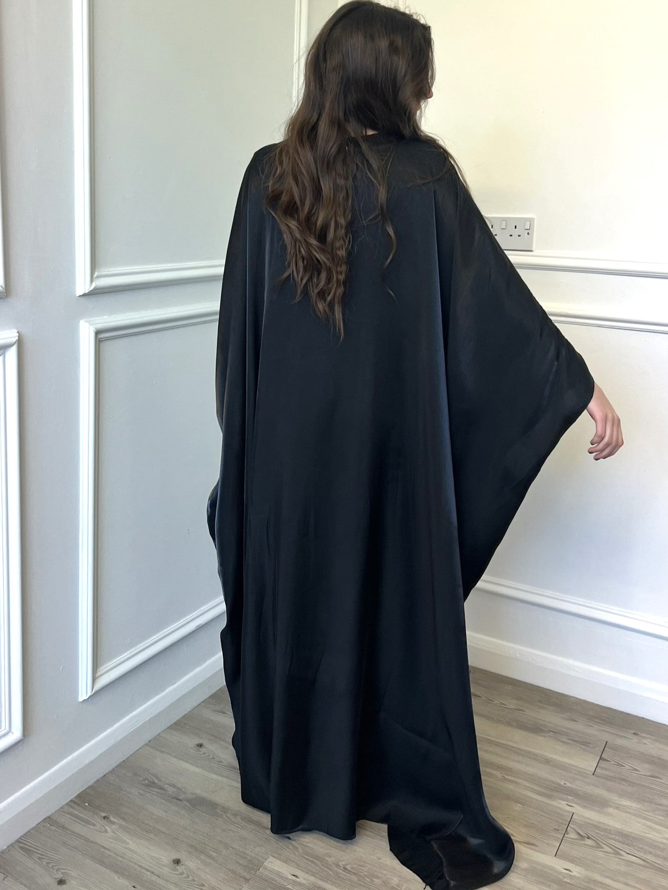 Long black kaftan uk best sale