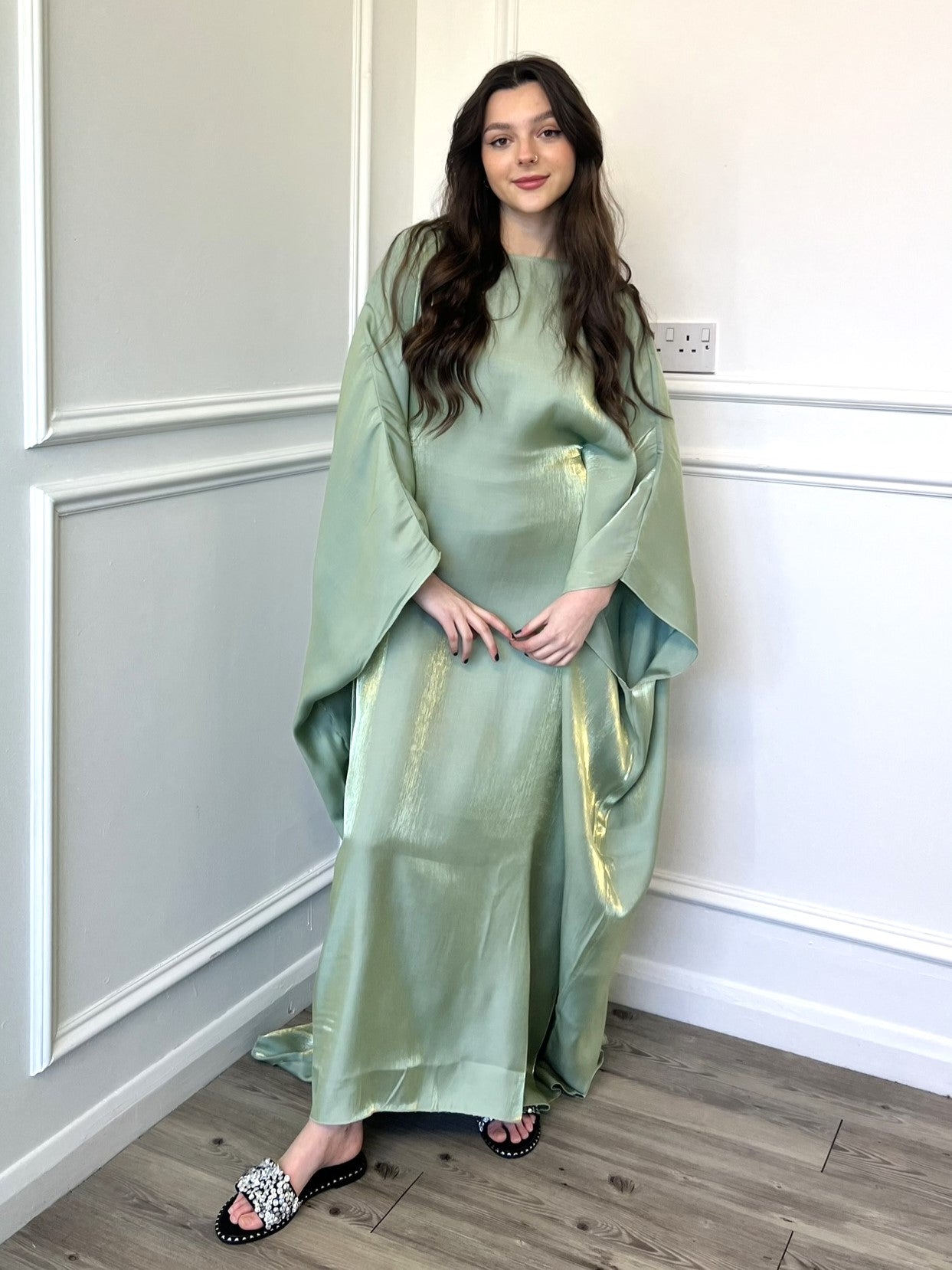 Green Kaftan Dress