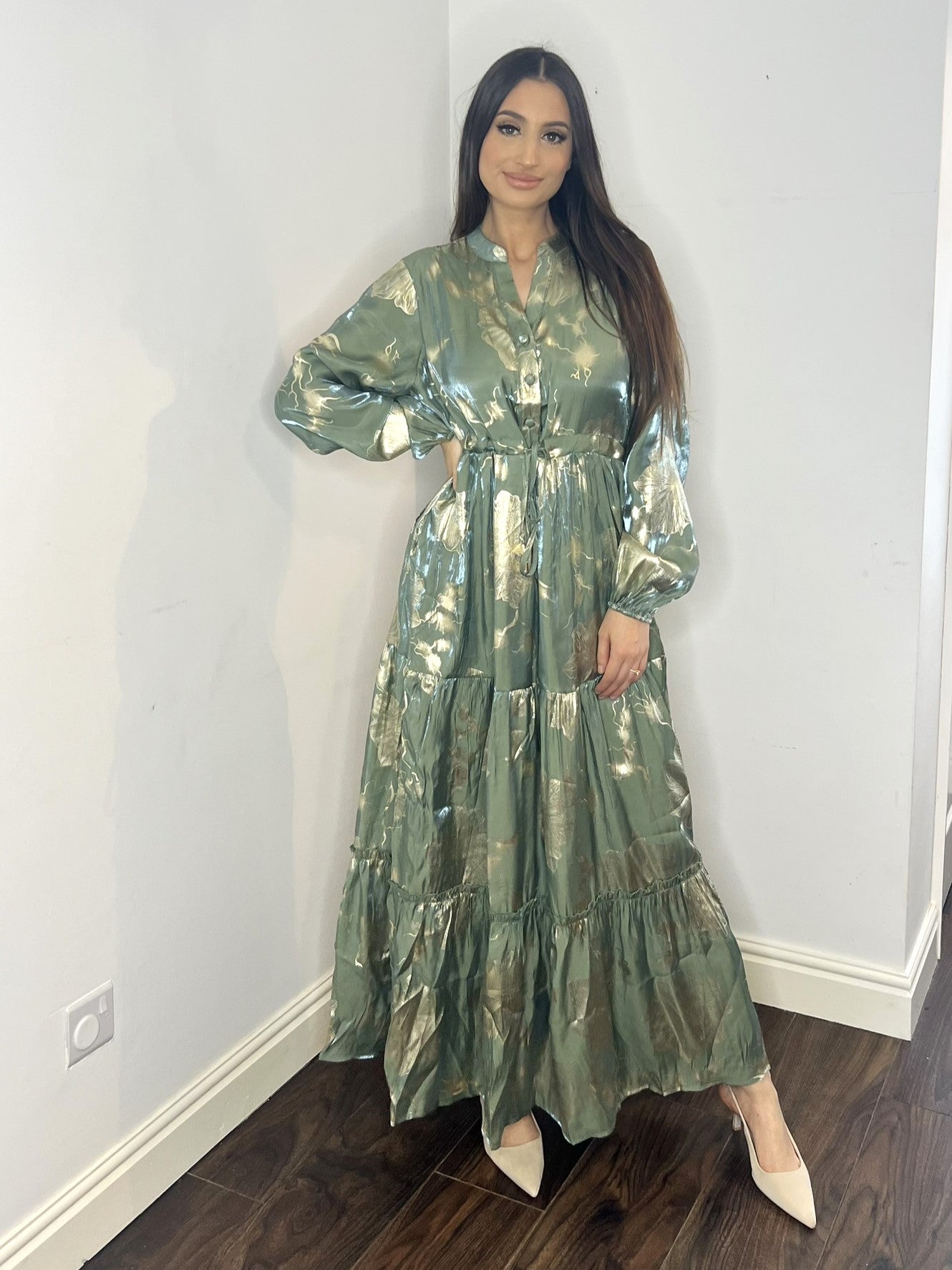 Lora Maxi Dress - Sage Green Lora Maxi Dress - Sage Green
