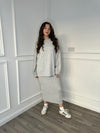 Safiya Co-Ord - Light Grey