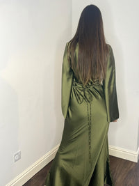 Anna Dress - Khaki Green