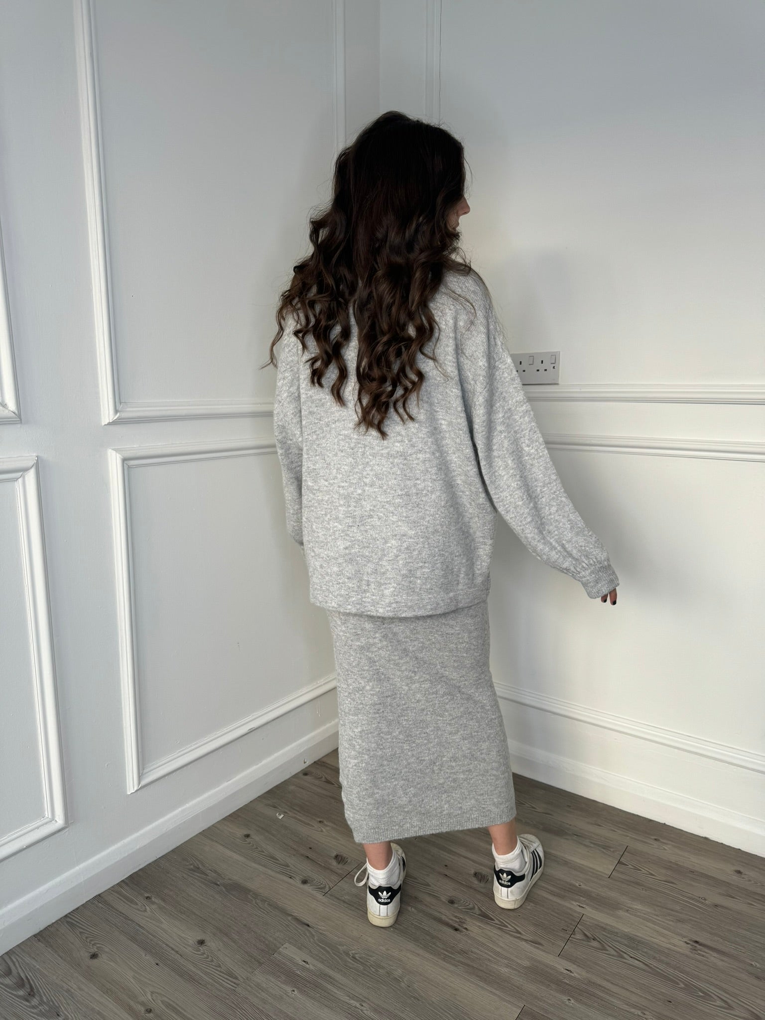 Safiya Co-Ord - Light Grey