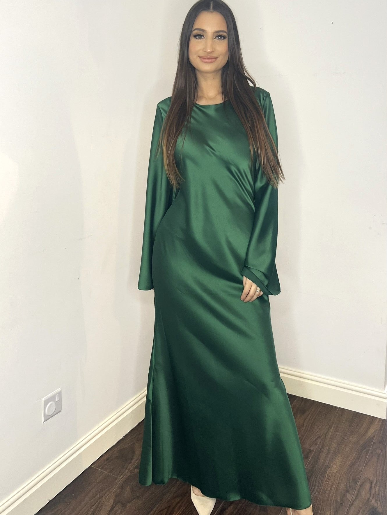 Anna Dress - Emerald Green