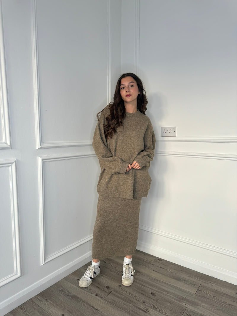 Safiya Co-Ord - Taupe