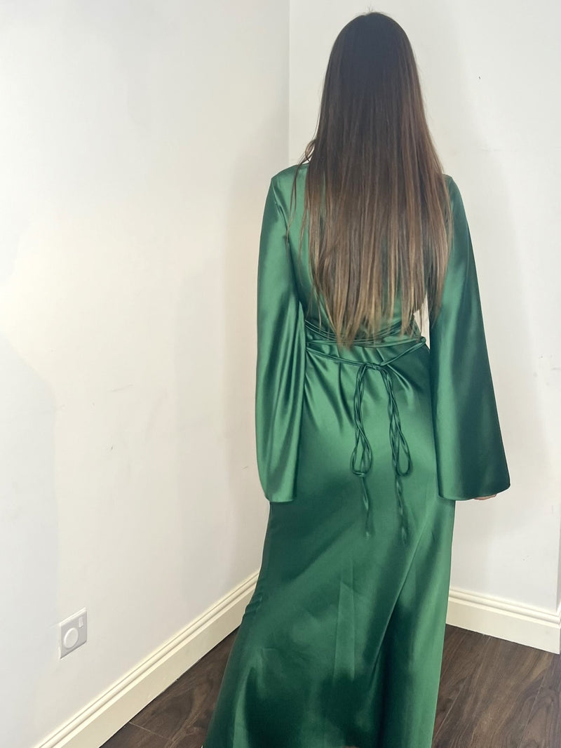 Anna Dress - Emerald Green